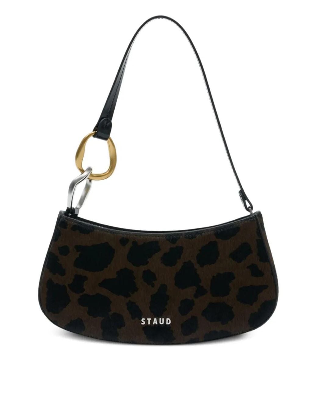 Staud Black Mini Ollie Shoulder Bag