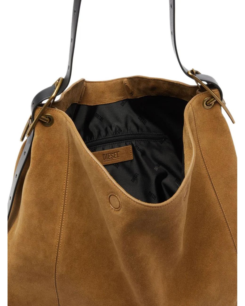 DIESEL Brown D-Line Bag