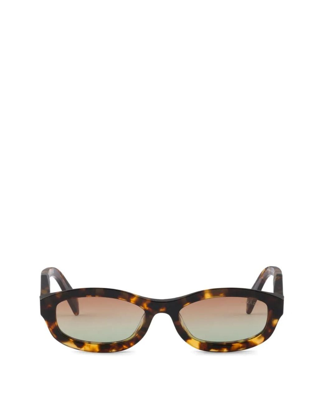 Prada Brown Sunglasses With Logo