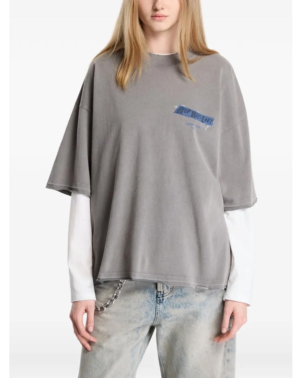 Represent Gray Ransom Graphic-Print T-Shirt