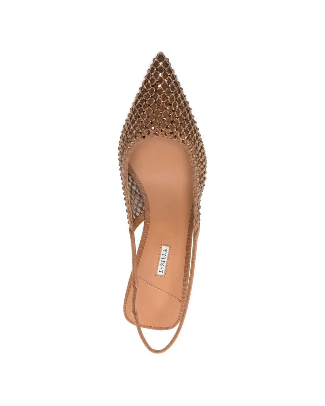 Le Silla Brown Gilda Pointed-Toe Pumps