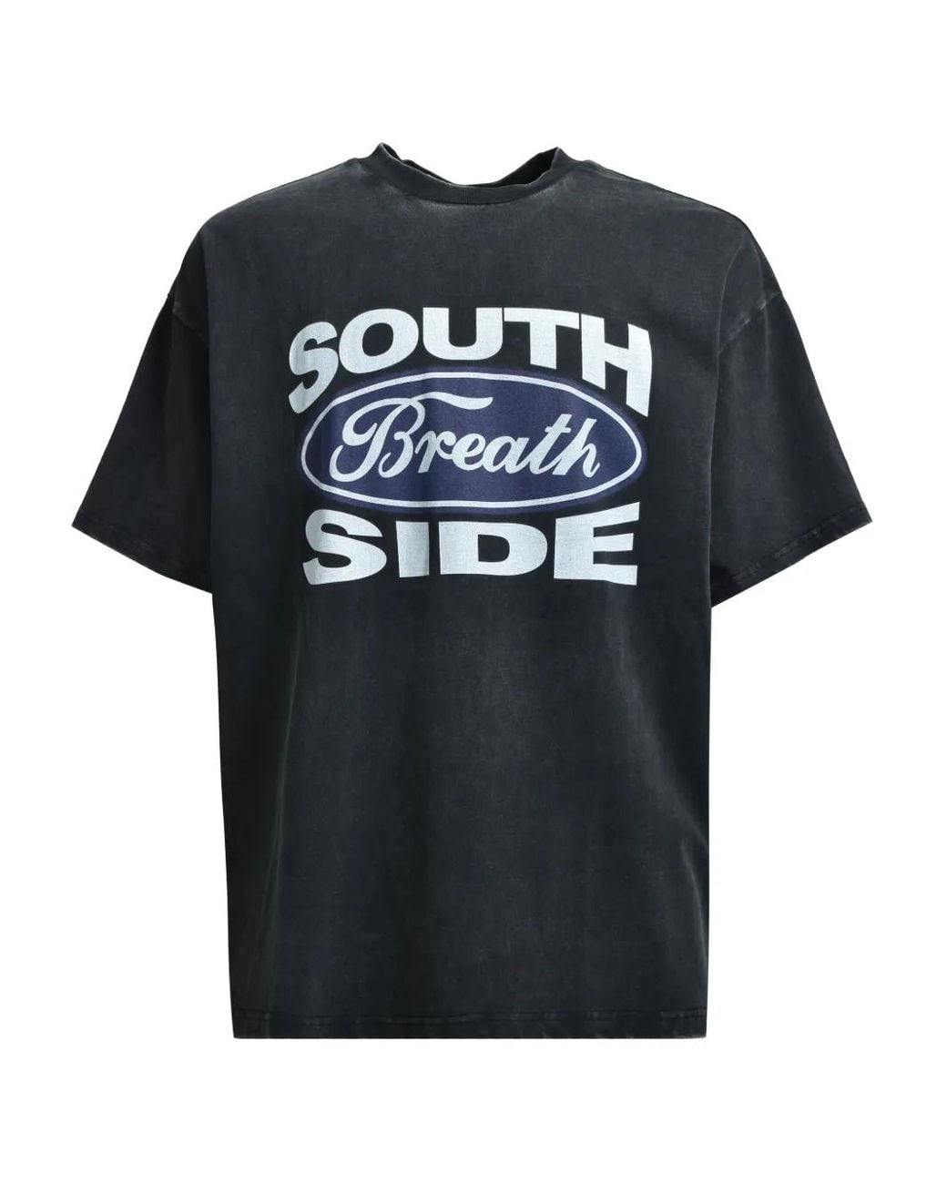 BREATH Black South Side-Graphic T-Shirt for men