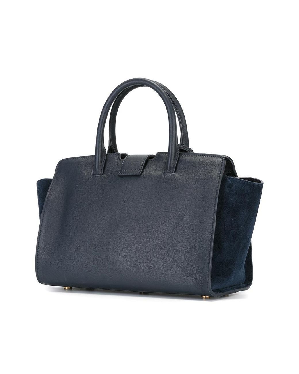 Saint Laurent Downtown Bag In Light Blue Leather Auction