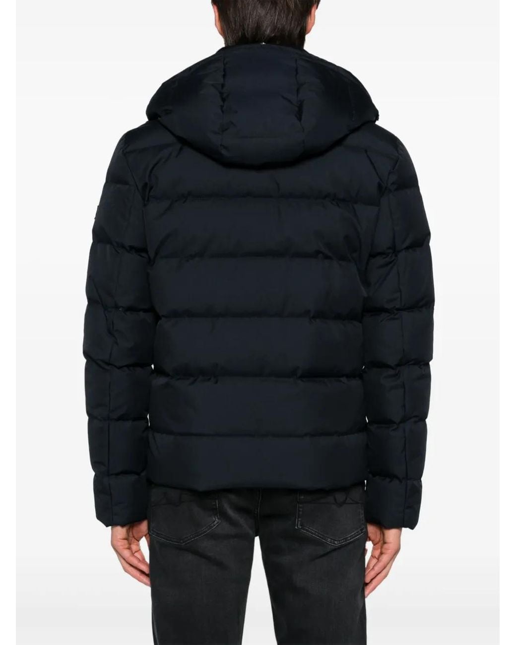 Fay Blue Double-Front Down Jacket for men