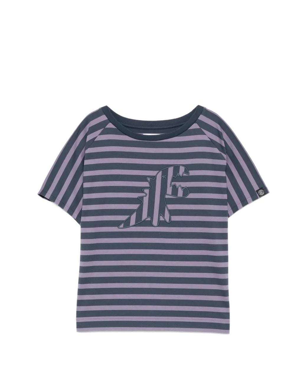 SPORT b. by agnès b. Blue Dino Applique T-Shirt