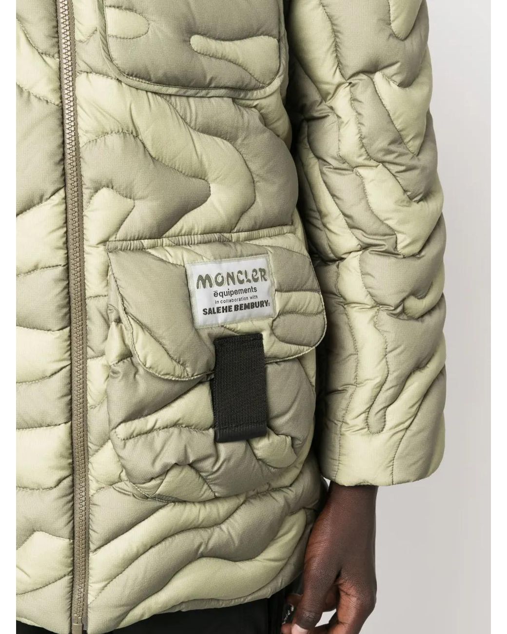 Moncler Green X Salehe Bembury Peano Down Jacket for men