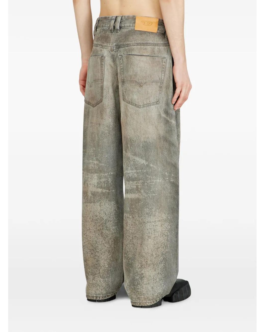 DIESEL White 1997 D-Enim Straight Jeans