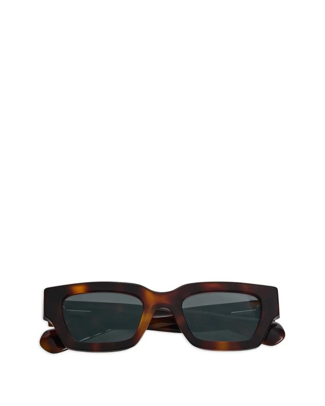 Jil Sander Black Rectangular-Frame Sunglasses