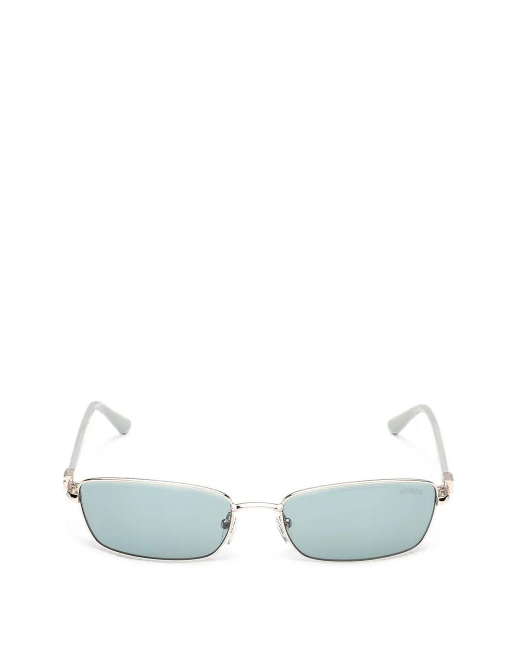 GUESS EYEWEAR White Rectangle-Frame Sunglasses