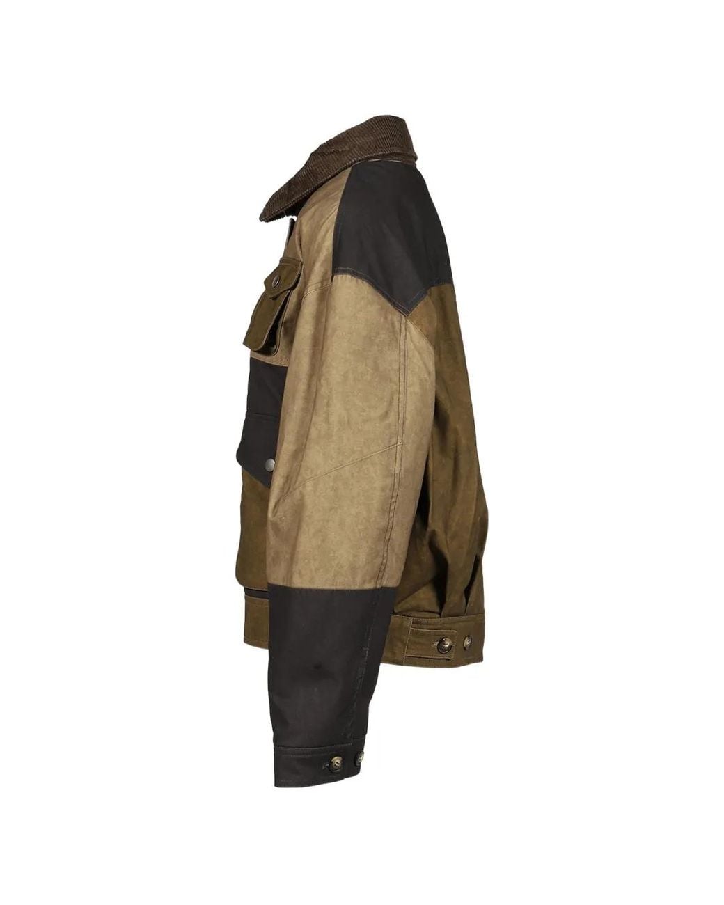 Isabel Marant Brown Risla Cotton Patchwork Jacket