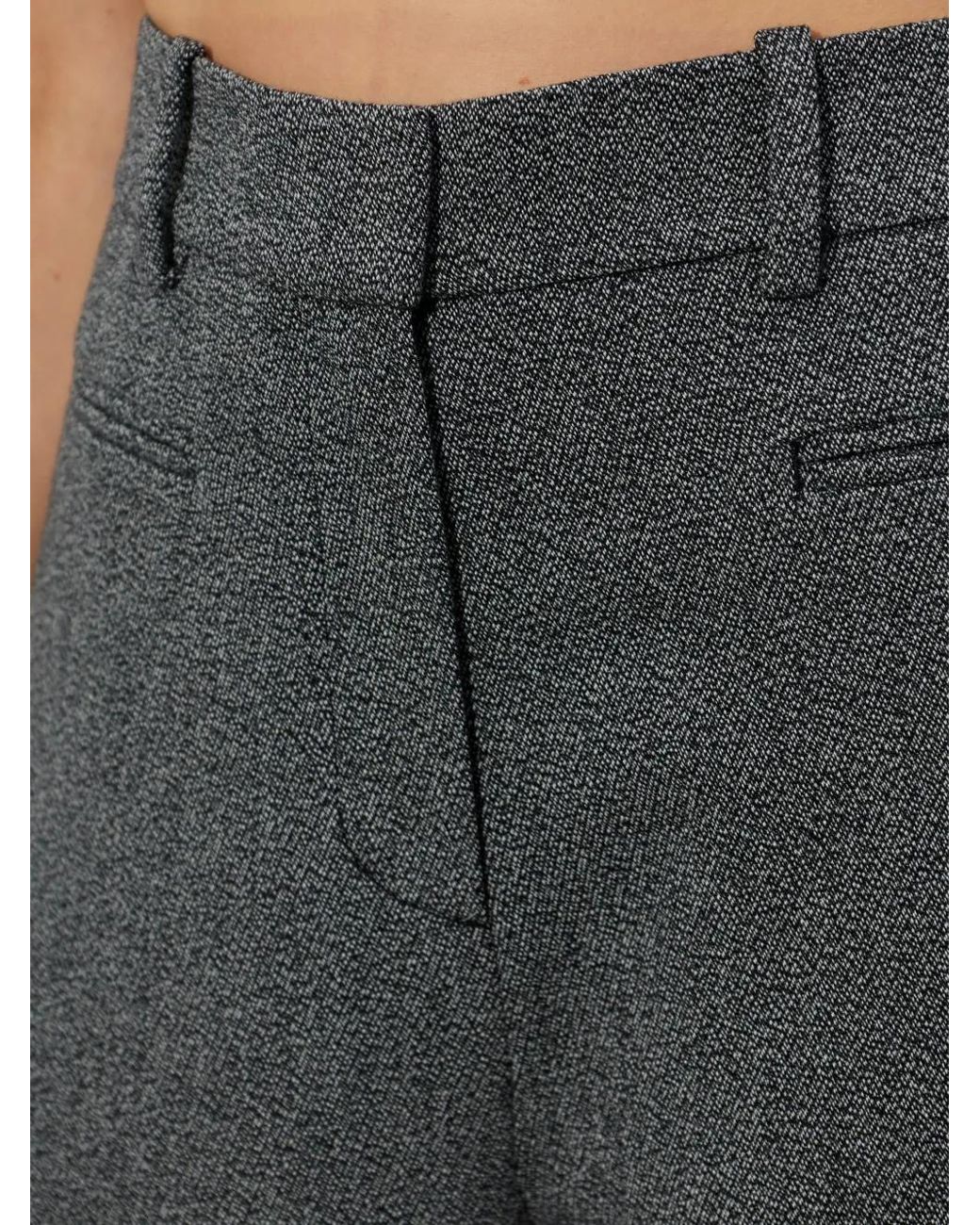 Ganni Gray Pocket Trousers