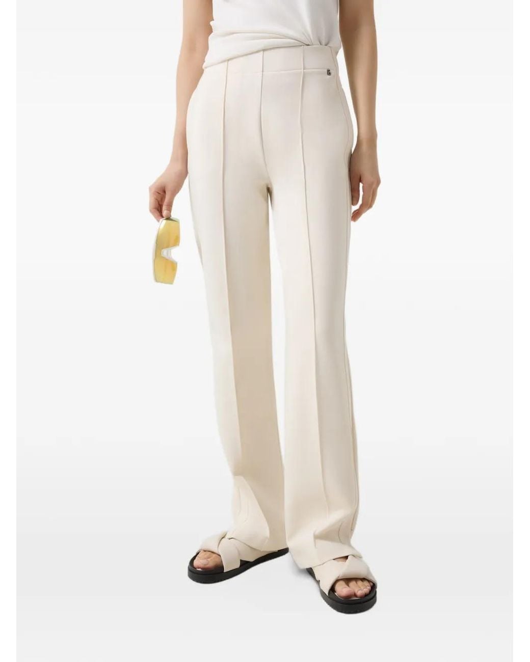 Bogner White Penny Jersey Trousers