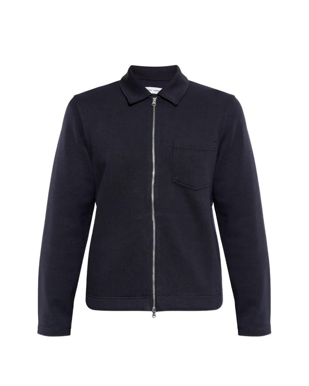 Samsøe & Samsøe Blue Sweat Sahannes À Poche Poitrine Zippée for men