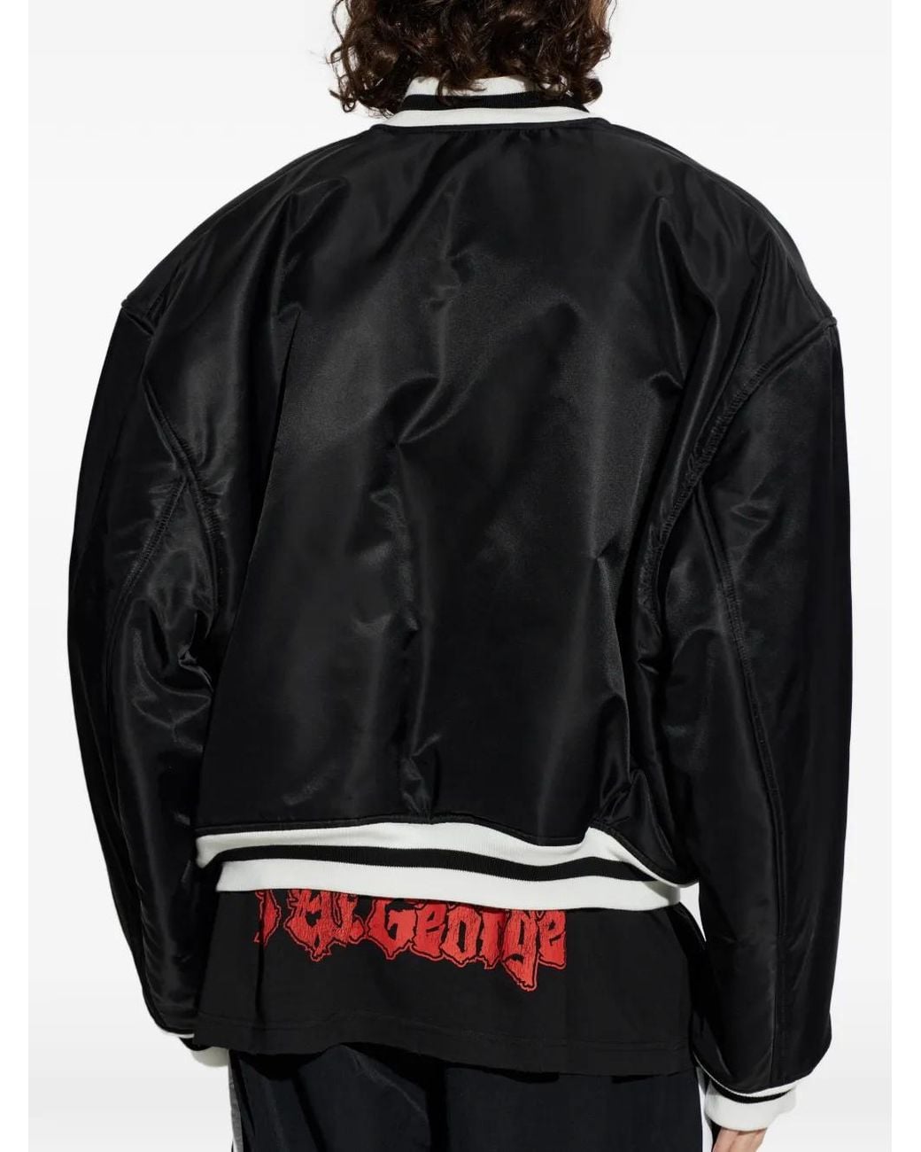 Balenciaga Black Nba Collaboration Coach Jacket for men