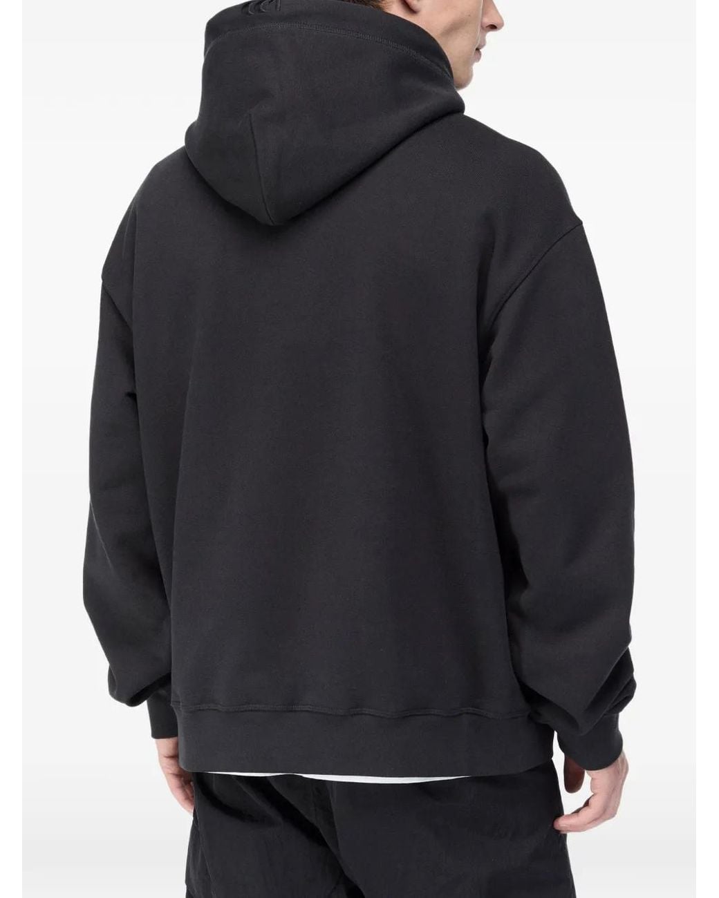CIARAN Blue Cc1 Logo-Print Hoodie
