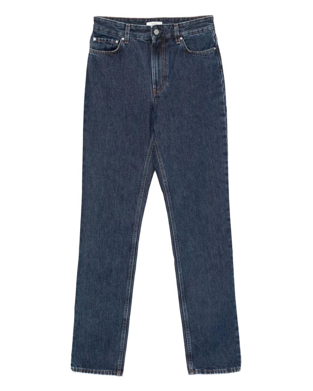 Totême Blue High-Rise Slim Jeans