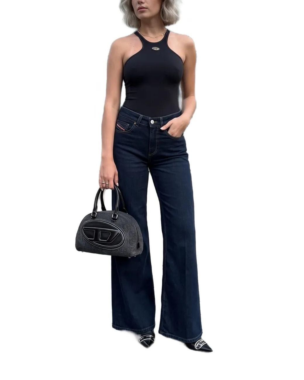 DIESEL Blue Flare Jeans Regular Waist 1978 D-Akemi