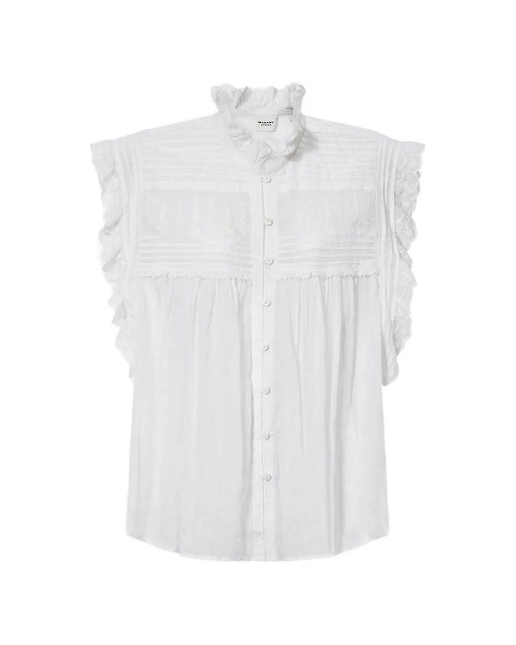Isabel Marant White Dersia Top