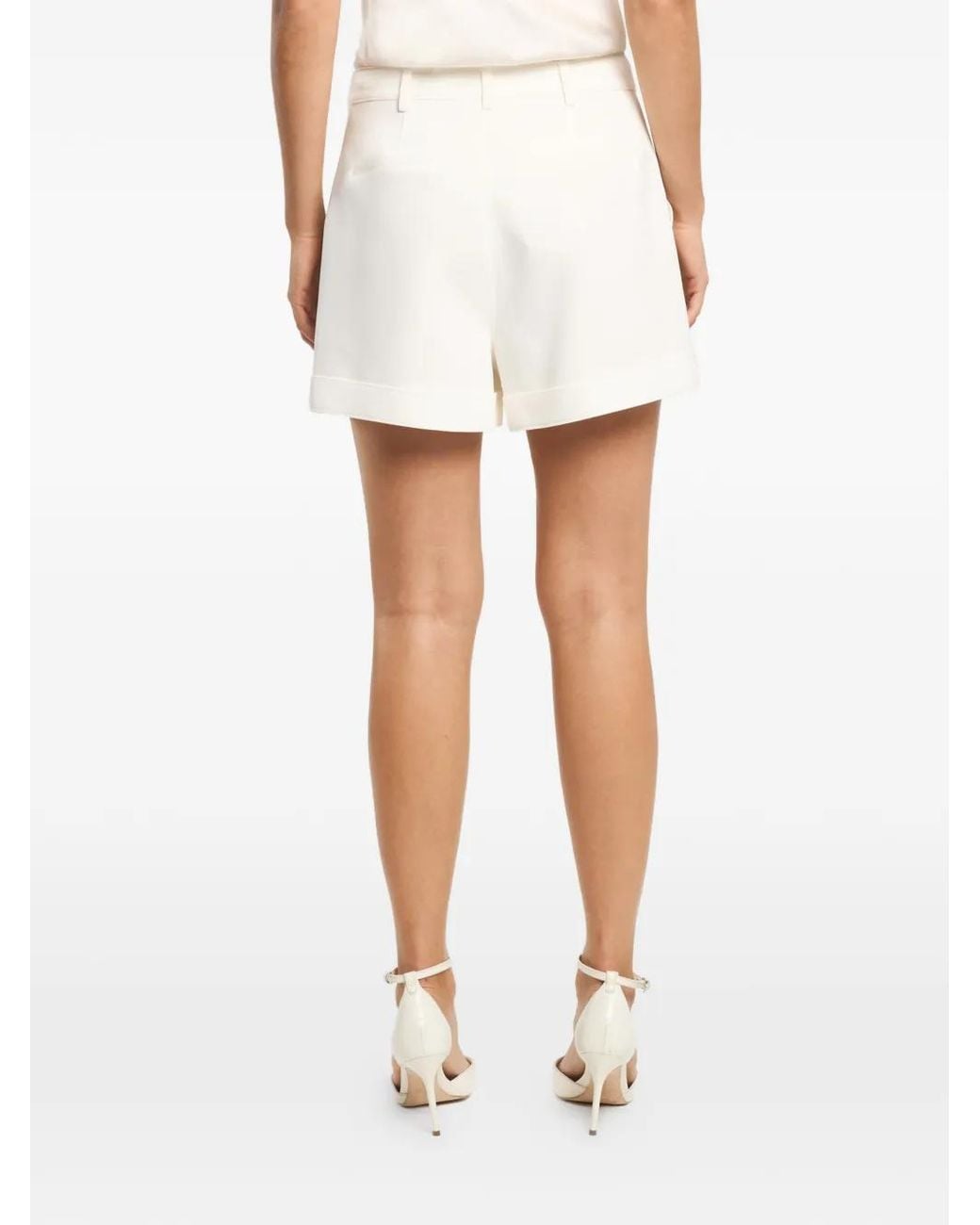 Cinq À Sept White Mindy Tailored Shorts