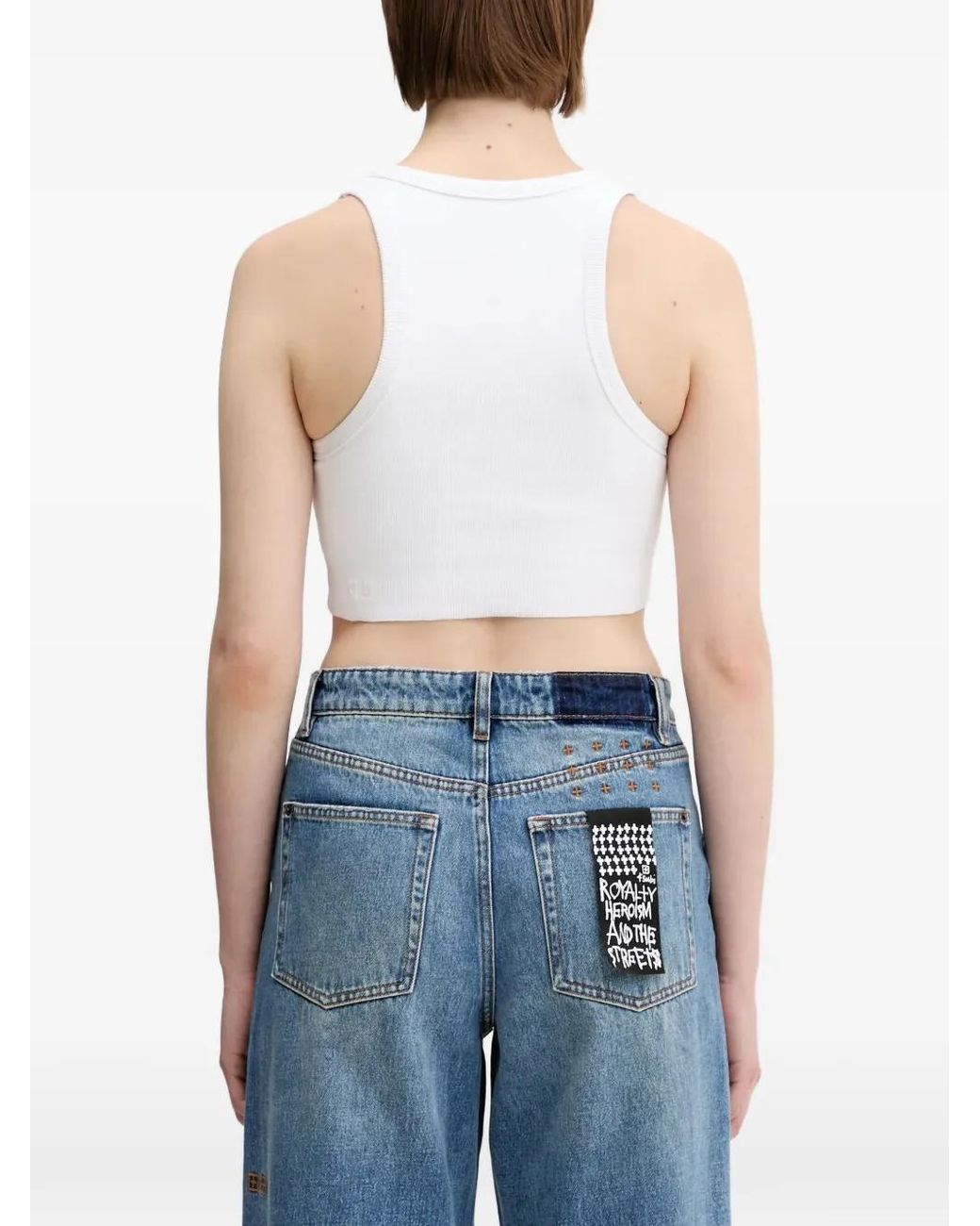 Ksubi Blue Logo Vest Top