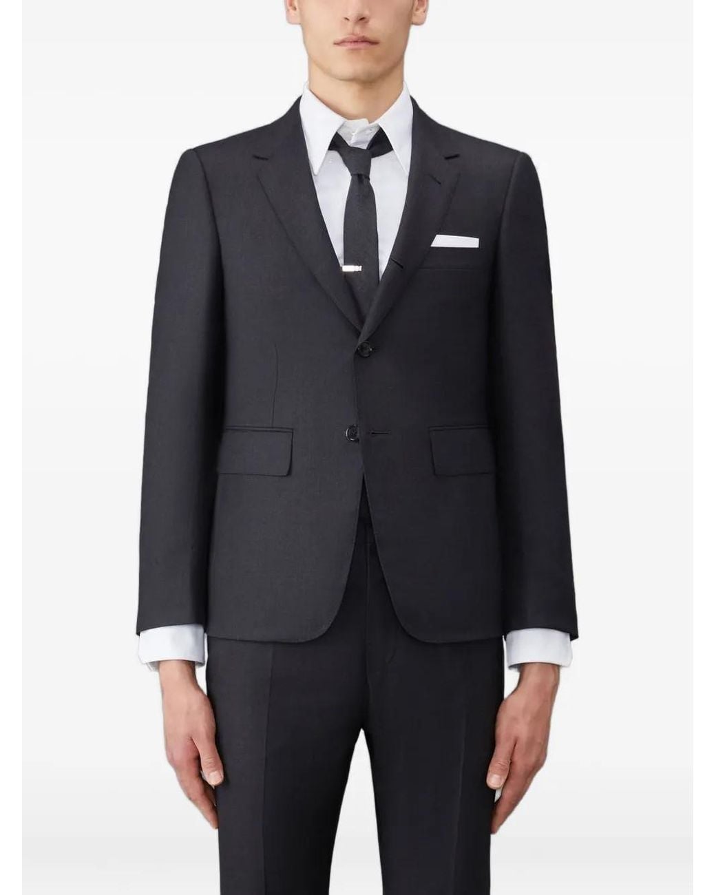 Thom Browne Blue Super 120's Twill Sportcoat for men