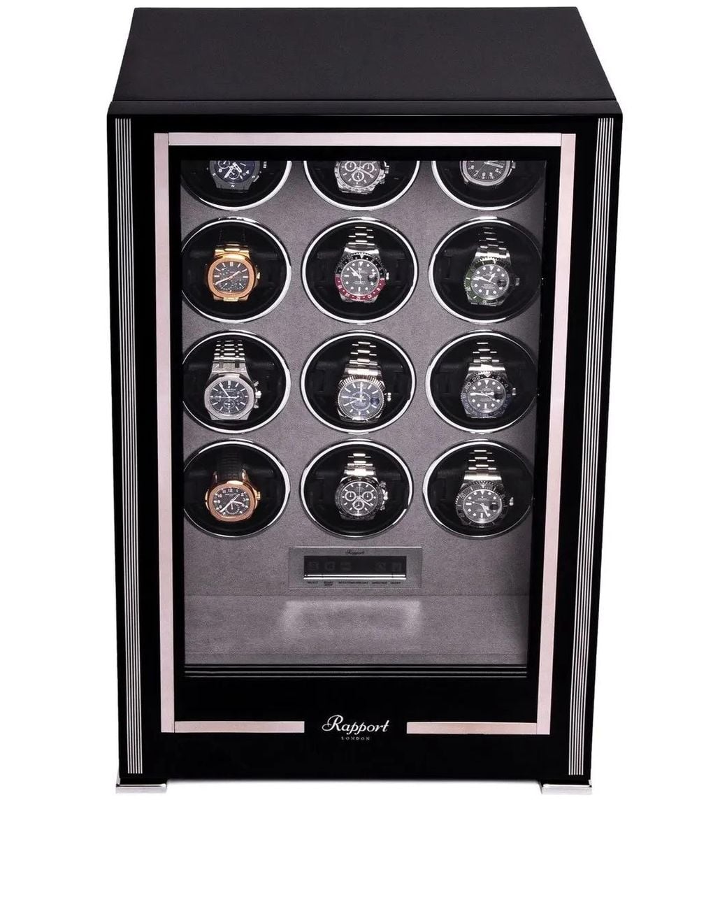 Rapport Black Paramount Watch Winder for men