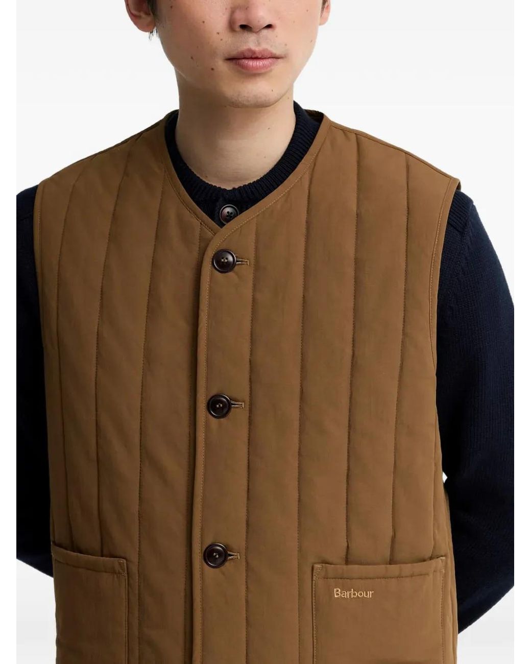 Barbour Gewatteerde Bodywarmer in het Brown voor heren