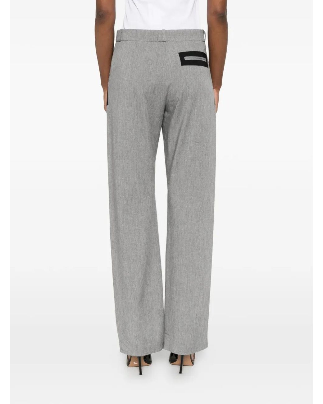 Coperni Gray Contrast Panel Trousers