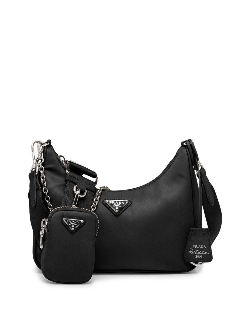 Prada Re-edition 2005 Shoulder Bag in Black | Lyst