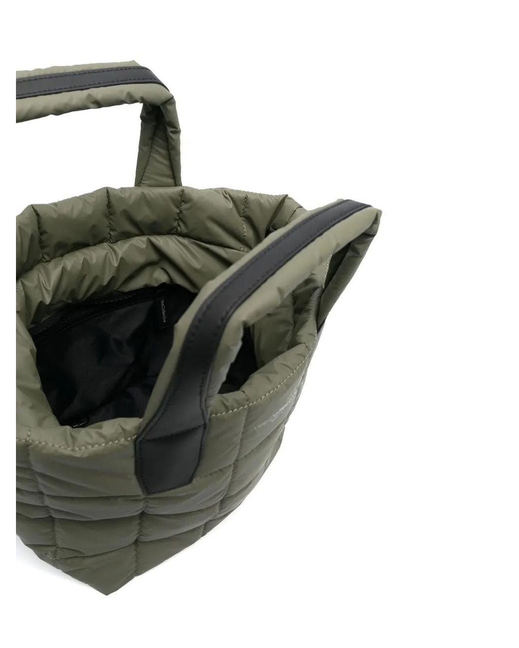 VEE COLLECTIVE Green Gesteppte Tote Bag Mit Logo-Print
