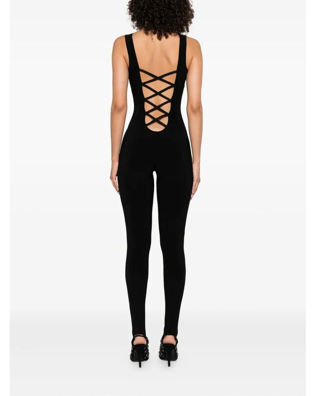 Norma Kamali Black Sleeveless Jumpsuit