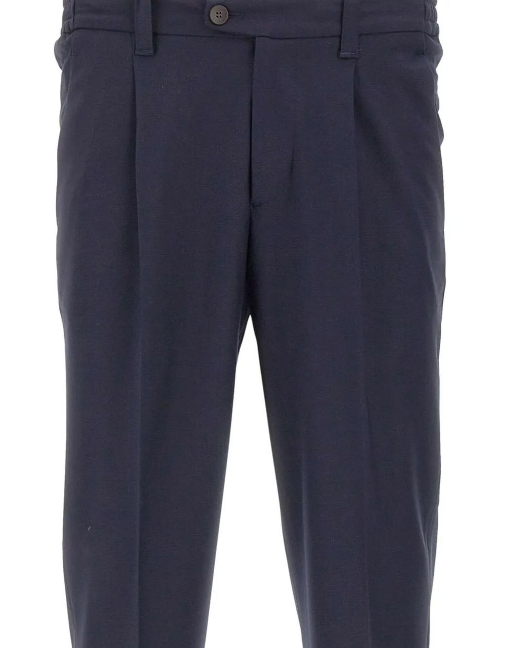 Pantalones con botones Devore de hombre de color Blue