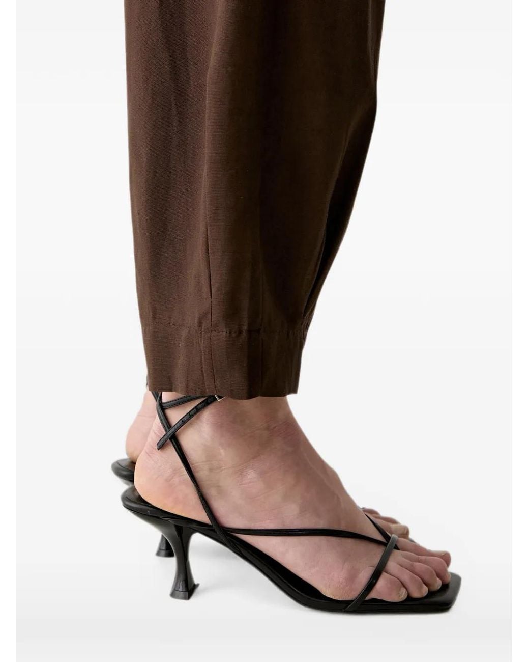 ViCOLO Black Straight-Leg Trousers