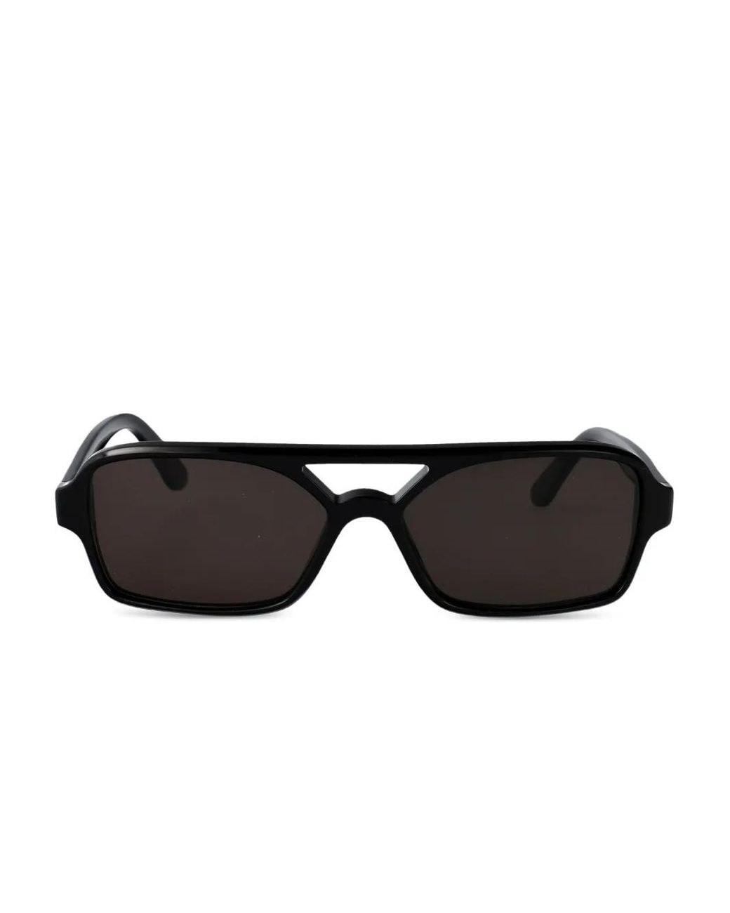 Retrosuperfuture Black Vico Rectangle-Frame Sunglasses