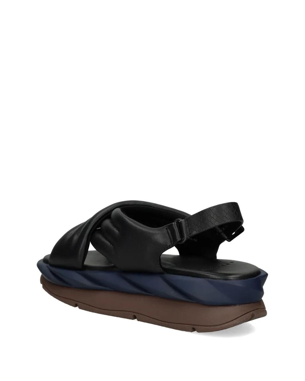 4Ccccees Black Mellow Mana Criss-Cross Sandals