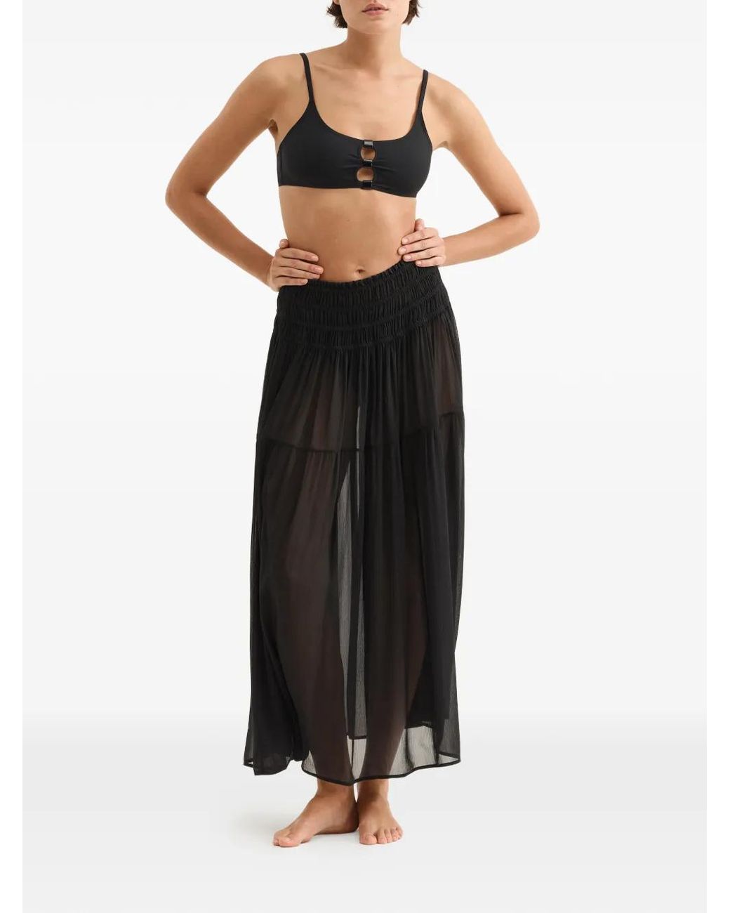Eres Black Irrésistible Long Skirt