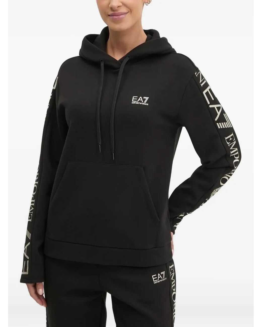 EA7 Trainingspak Met Logo in het Black