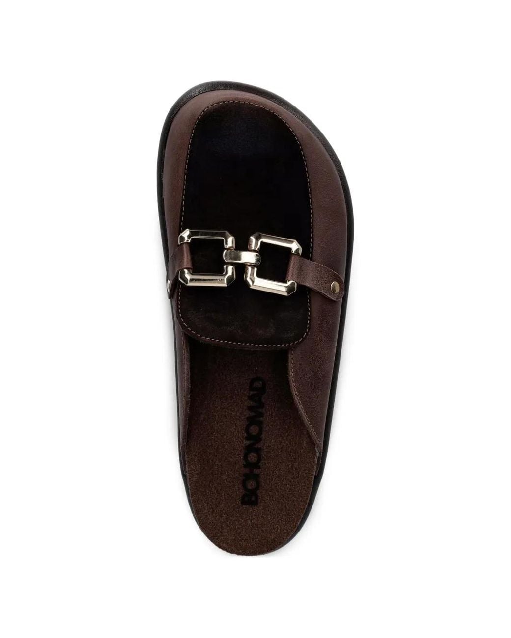 Bohonomad Brown Mules À Détail De Boucle