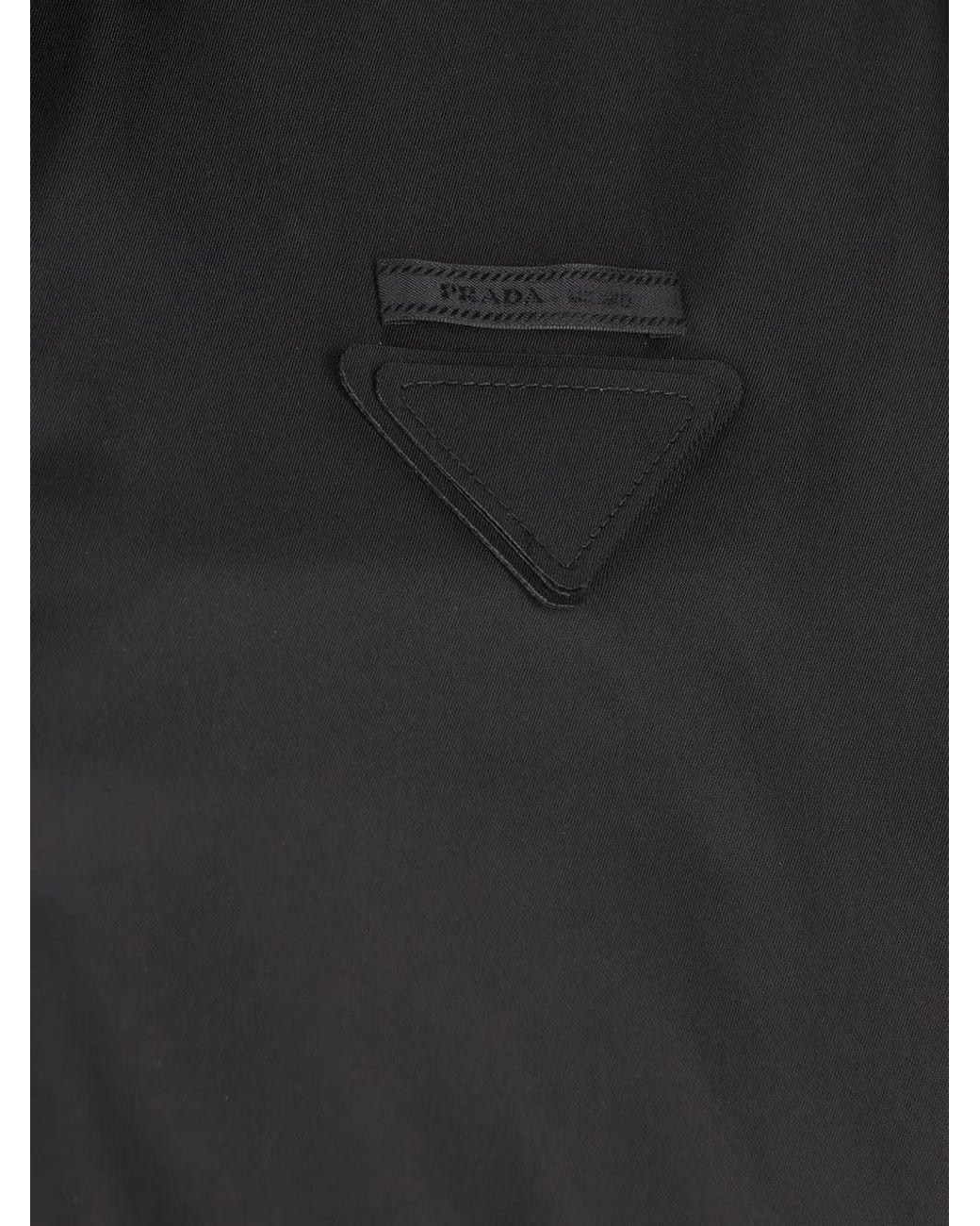 Cazadora De Re-Nylon Prada de hombre de color Black