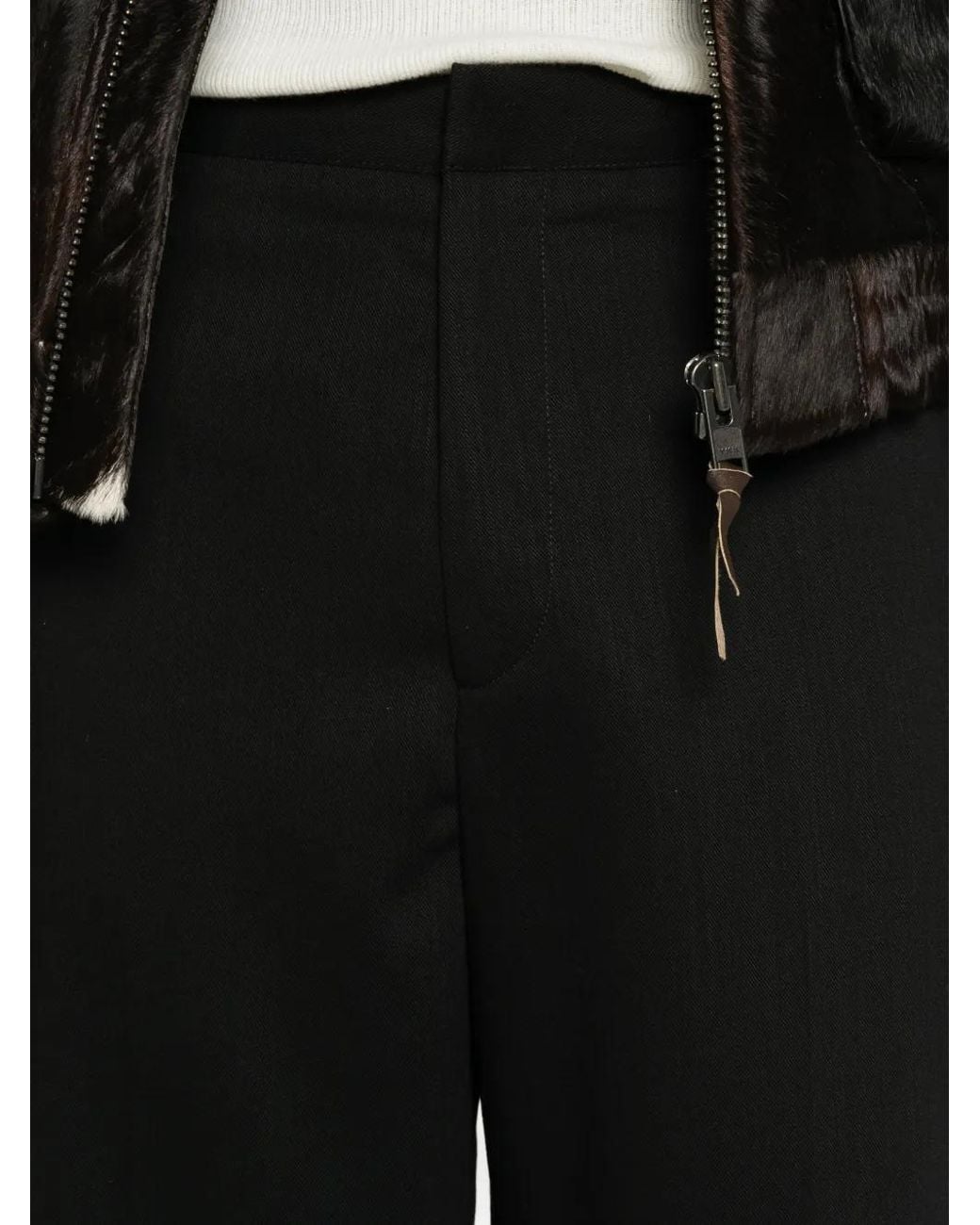Costumein Black Straight-Leg Trousers for men