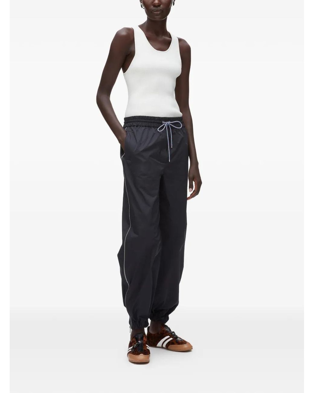 3.1 Phillip Lim Blue Drawstring Track Pants
