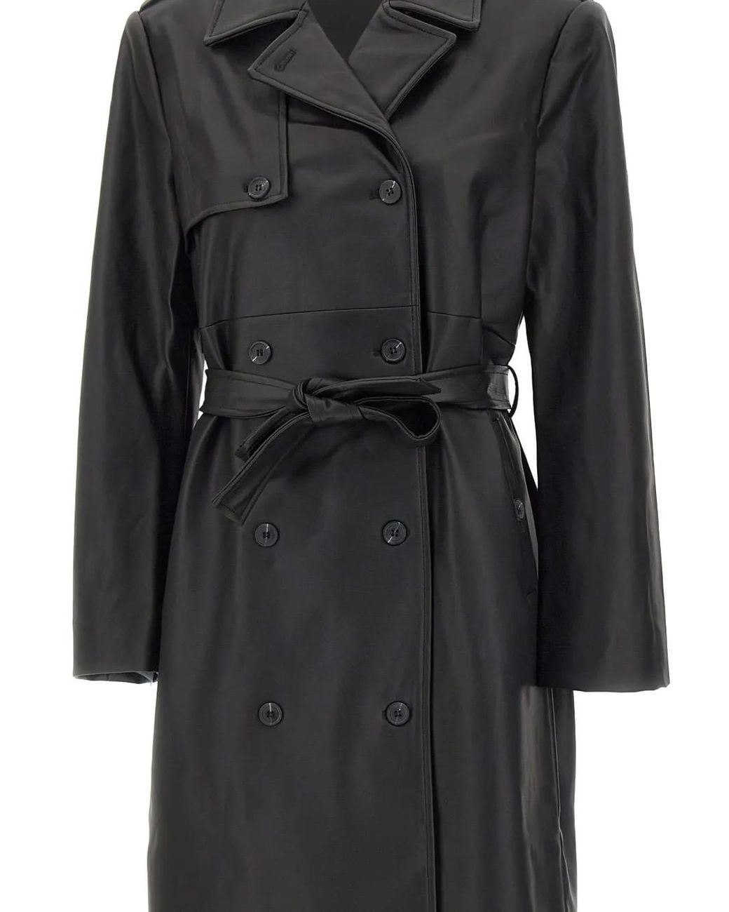 THE GARMENT Black Brooklyn Trench Double-Breasted Jacket