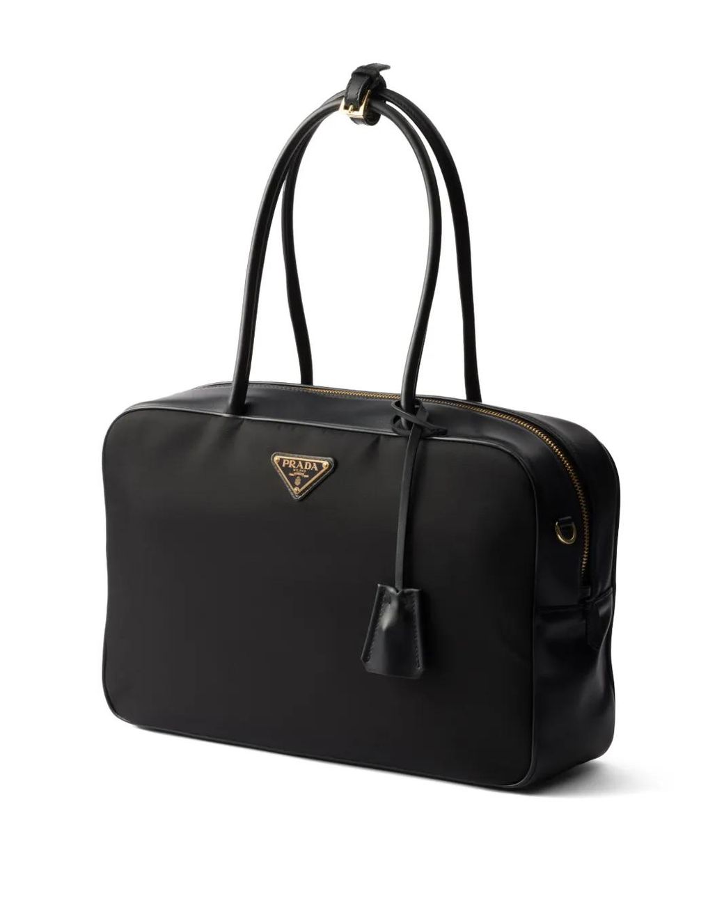 Prada Black Large Re-Nylon Tote Bag