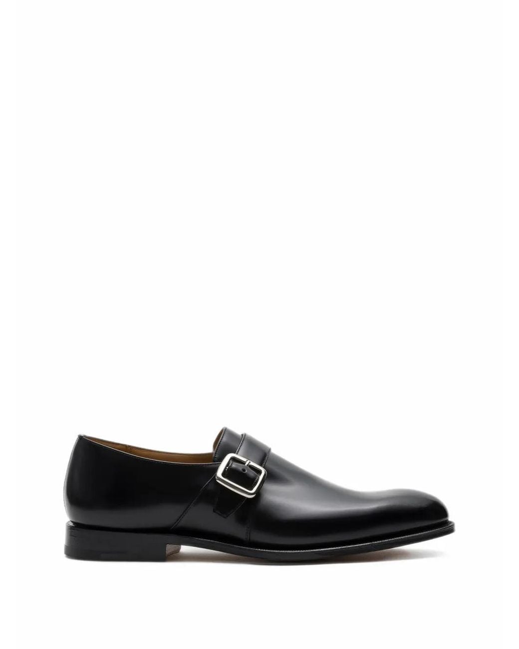 Church's Black Westbury Polished Binder Monk Shoes for men
