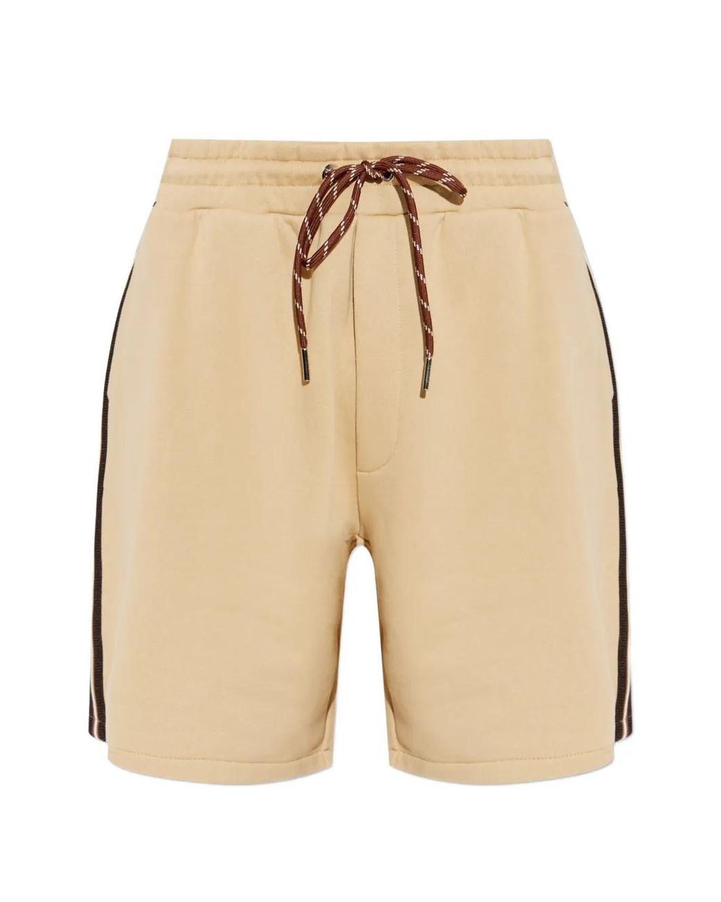 Moncler Natural Short Rayé À Lien De Resserrage for men