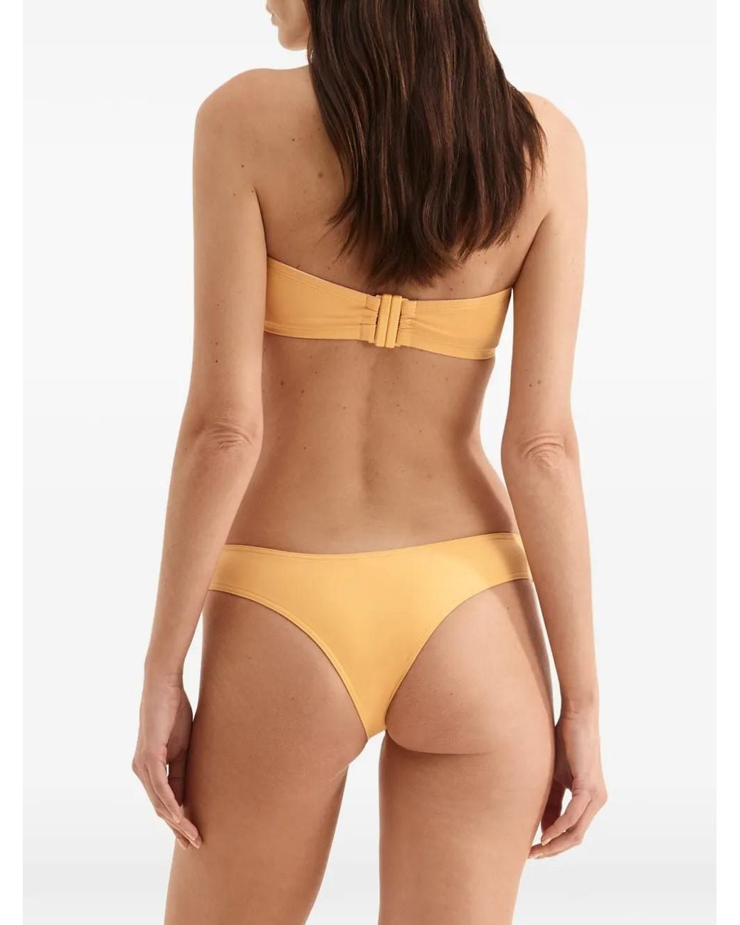 Eres Orange Show Bandeau Bikini Top