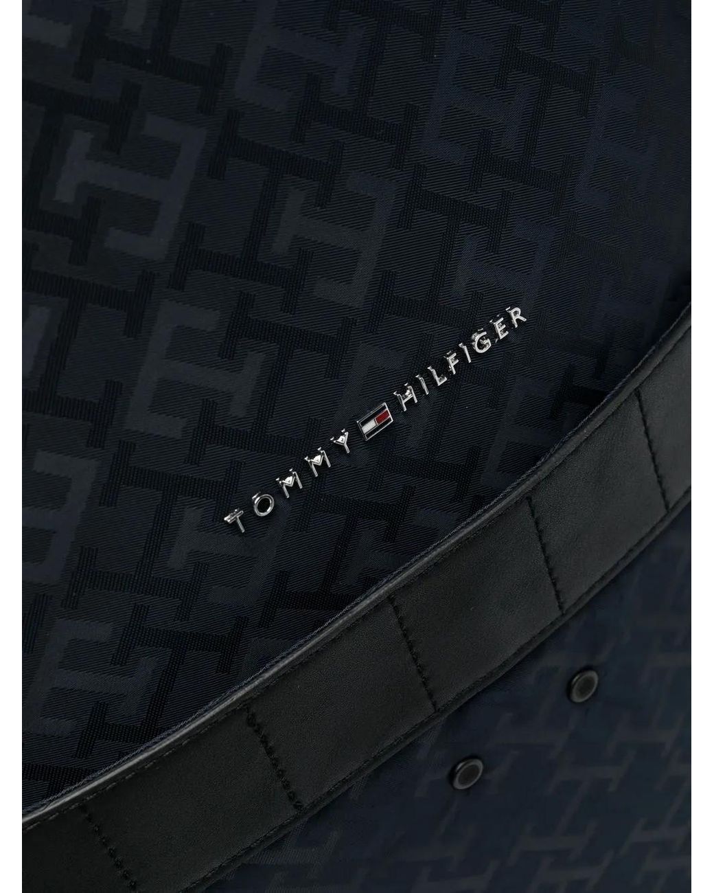 Tommy Hilfiger Blue Logo Print Backpack for men
