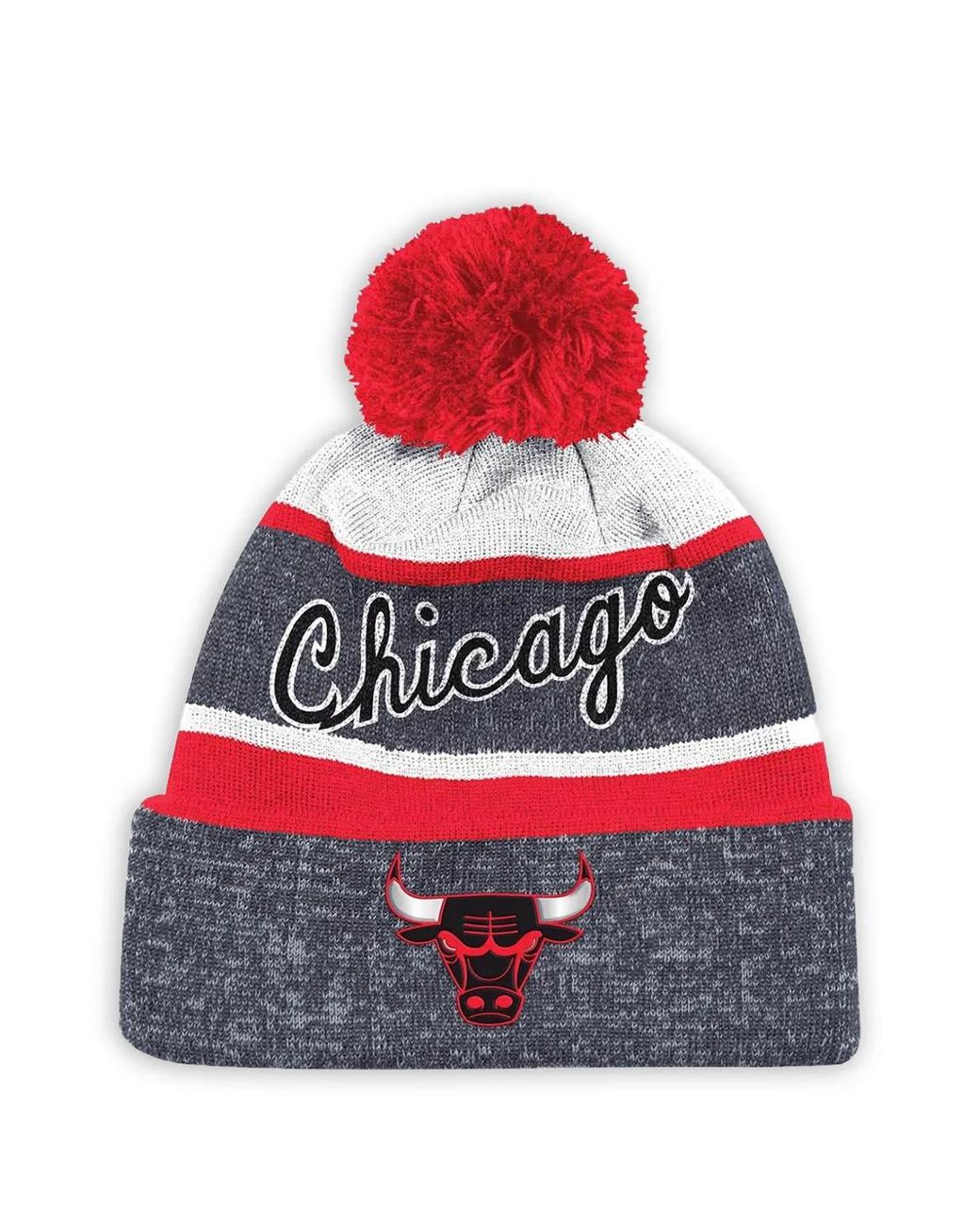 Berretto Chicago Bulls di Mitchell & Ness in Red da Uomo