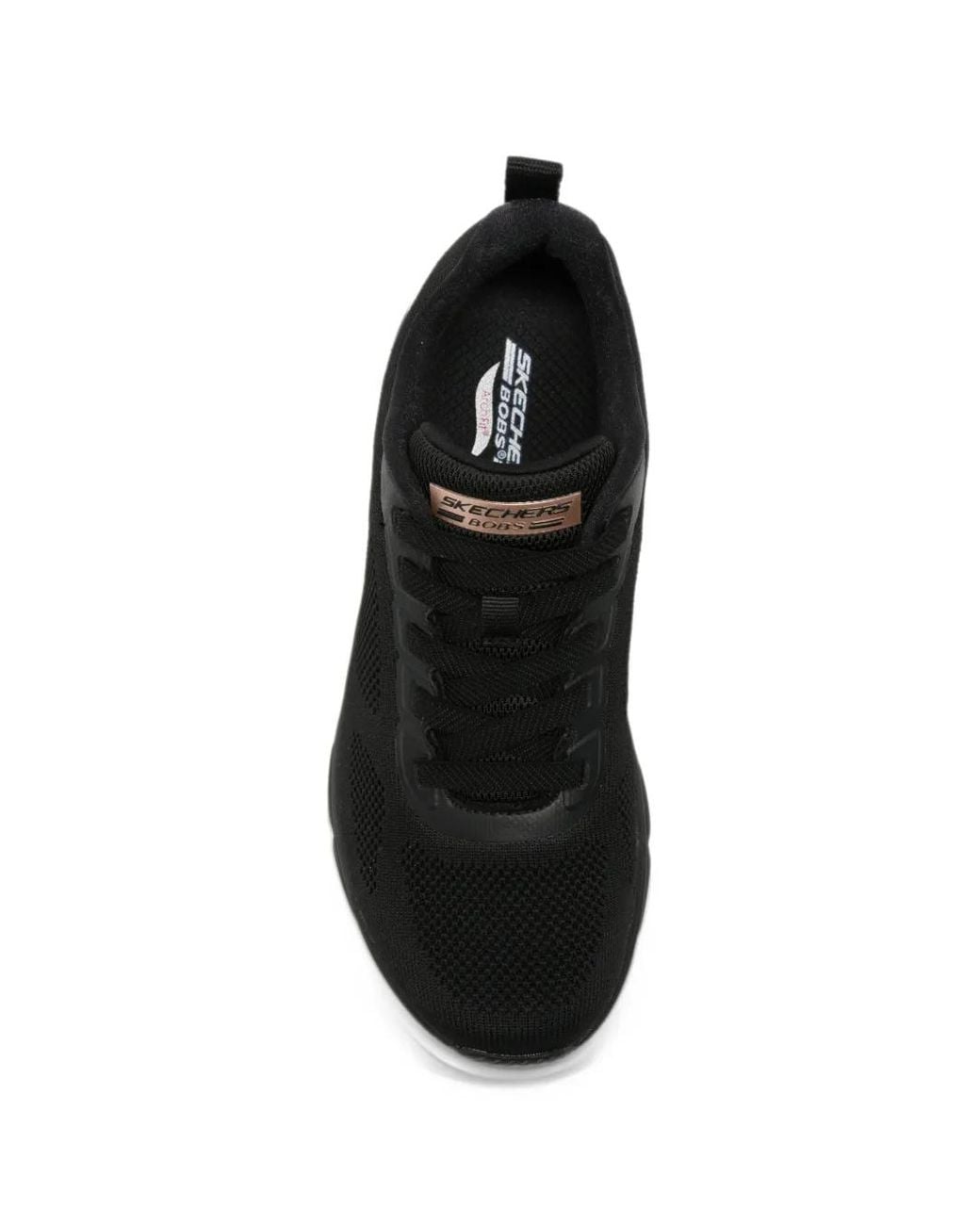 Skechers Black Logo-Detail Sneakers