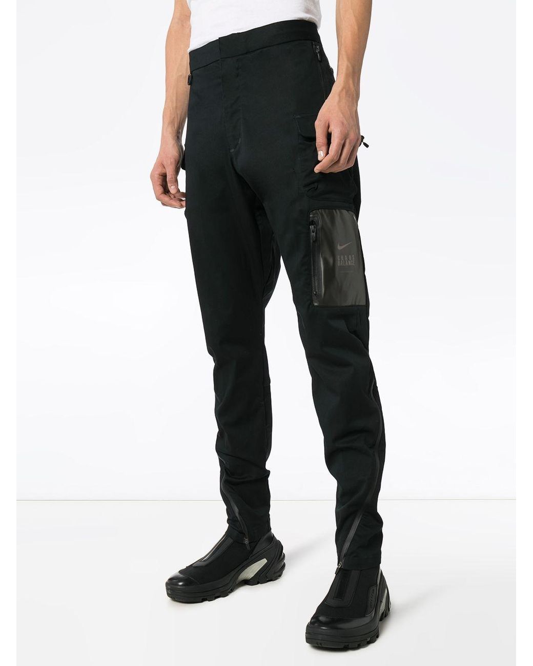 Nike Synthetic X Undercover Tapered Trousers in Black for Men | Lyst